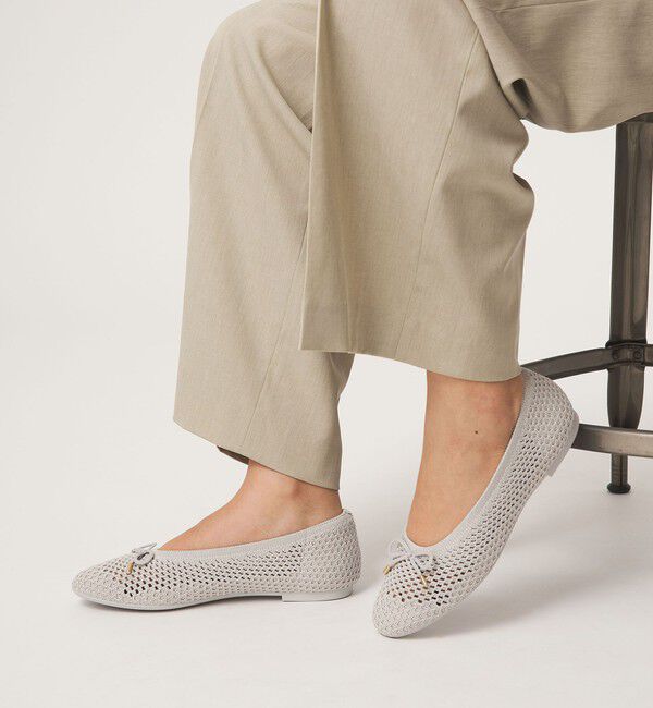 UNITED ARROWS green label relaxing「ウェルネスシアー バレエシューズ / ニットシューズ」|ローファー|