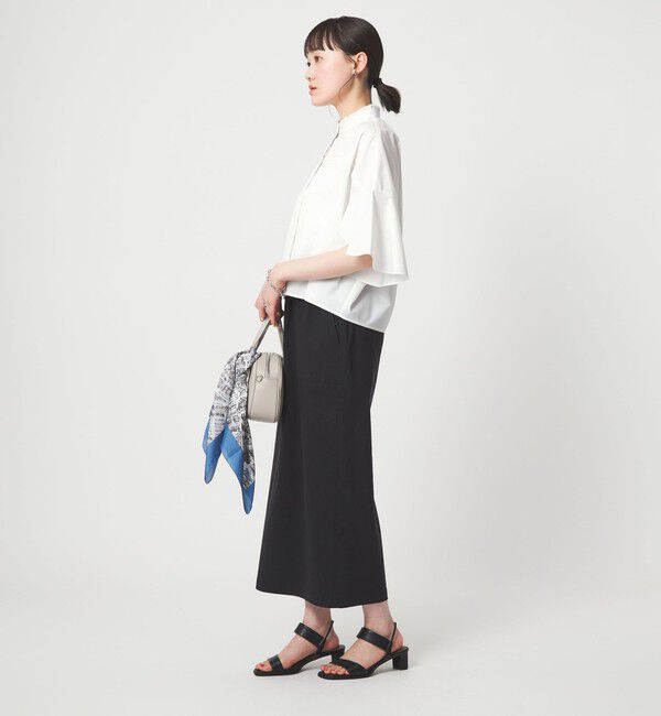 UNITED ARROWS green label relaxing「フレアスリーブ ブラウス 接触冷感」|シャツ・ブラウス|