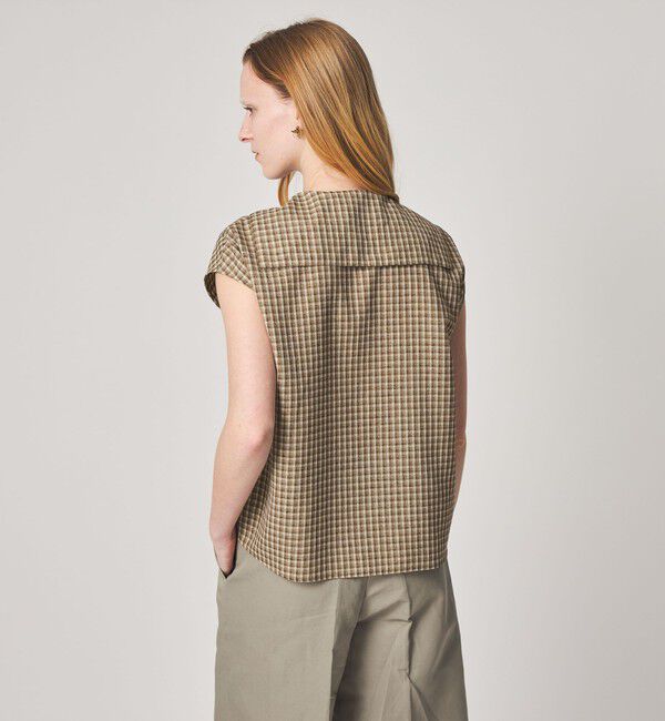 STEVEN ALAN「＜Steven Alan＞チェック ショートスリーブ シャツ」|シャツ・ブラウス|MD.BROWN
