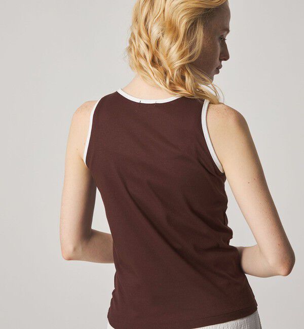 STEVEN ALAN「＜Steven Alan＞リンガー アメリカンスリーブ タンクトップ」|Tシャツ・カットソー|