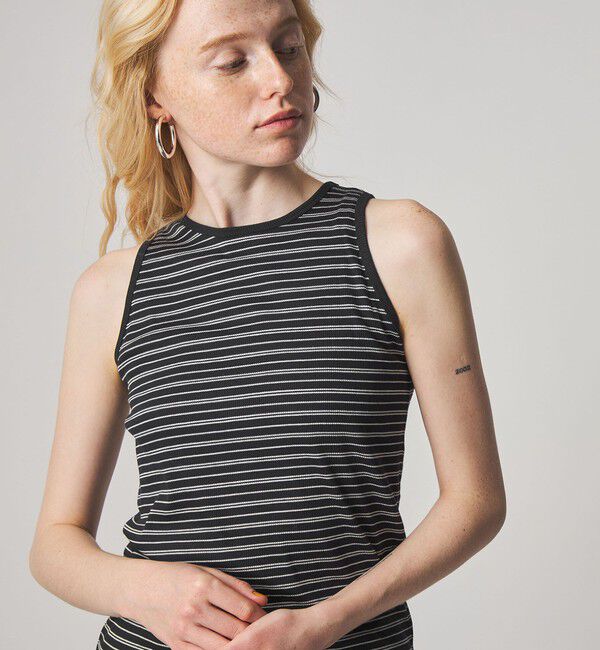 STEVEN ALAN「＜Steven Alan＞リンガー アメリカンスリーブ タンクトップ」|Tシャツ・カットソー|