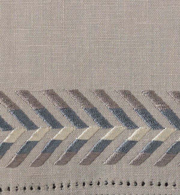 GALERIE VIE「リブコンビフレンチリネン クルーネックブラウス」|シャツ・ブラウス|