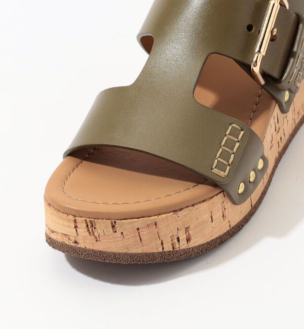 TOMORROWLAND GOODS「CLAIRE CHARLOTTE Sophie コルクソール バックストラップサンダル」|サンダル|