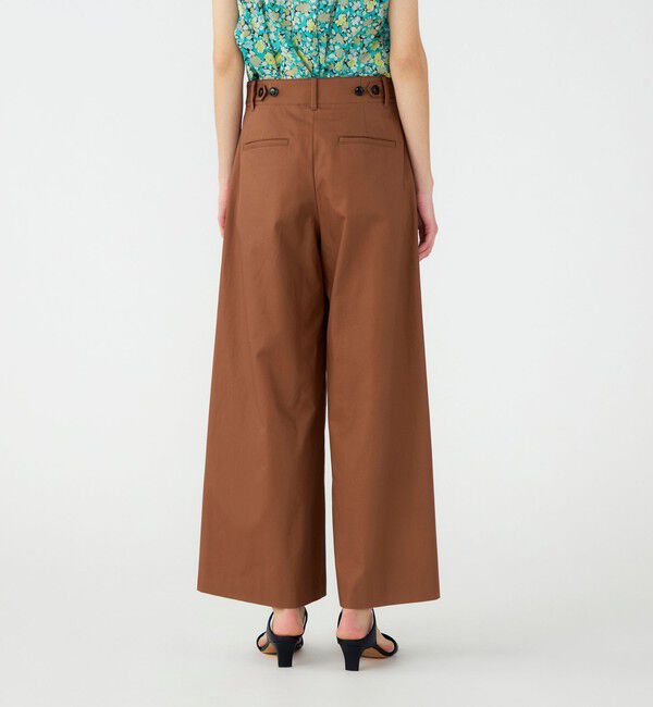 Ballsey「コットンギャバジン ワイドフレアパンツ」|その他|