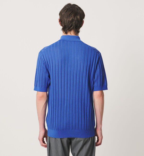UNITED ARROWS「シャーリーカーン ワイドリブ ニットポロシャツ」|ポロシャツ|