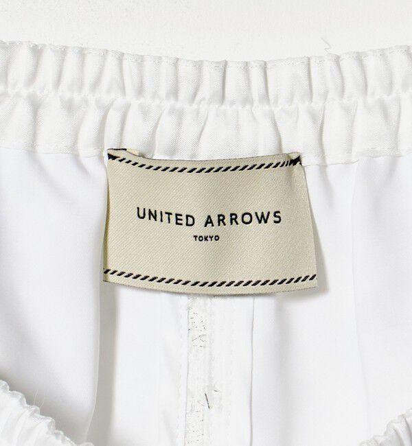 UNITED ARROWS「ラメ カット ジャガード ストレート パンツ ‐ウォッシャブル‐」|チノ|