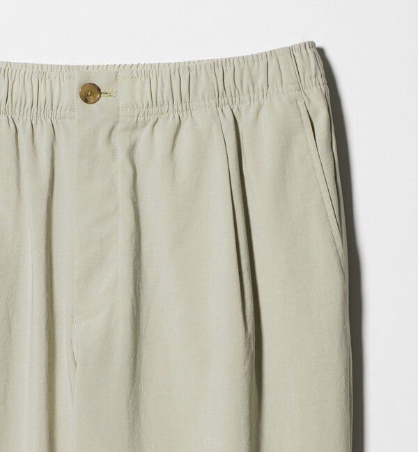 UNITED ARROWS「サマーポリエステル ナチュラルポプリン オールギャザー 1プリーツ イージーパンツ」|その他|