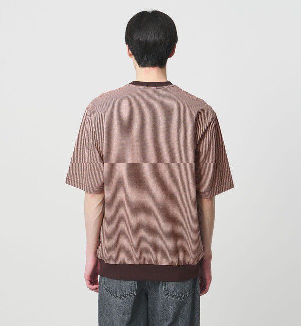 UNITED ARROWS「【別注】＜LACOSTE＞ボーダー クルーネック  Tシャツ」|Tシャツ・カットソー|