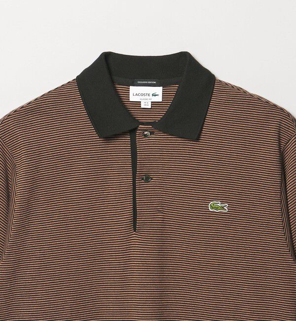 UNITED ARROWS「【別注】＜LACOSTE＞ボーダー スキッパー ポロシャツ」|ポロシャツ|