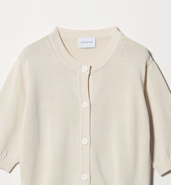 UNITED ARROWS「クルーネック ベーシック カーディガン ‐ウォッシャブル‐」|カーディガン|