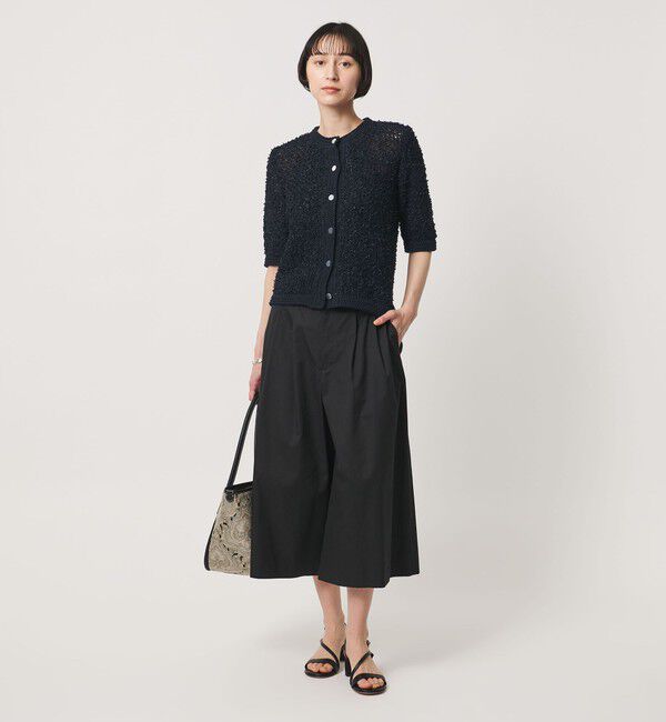 UNITED ARROWS「YTM 7分袖 カラー ミックス カーディガン」|カーディガン|