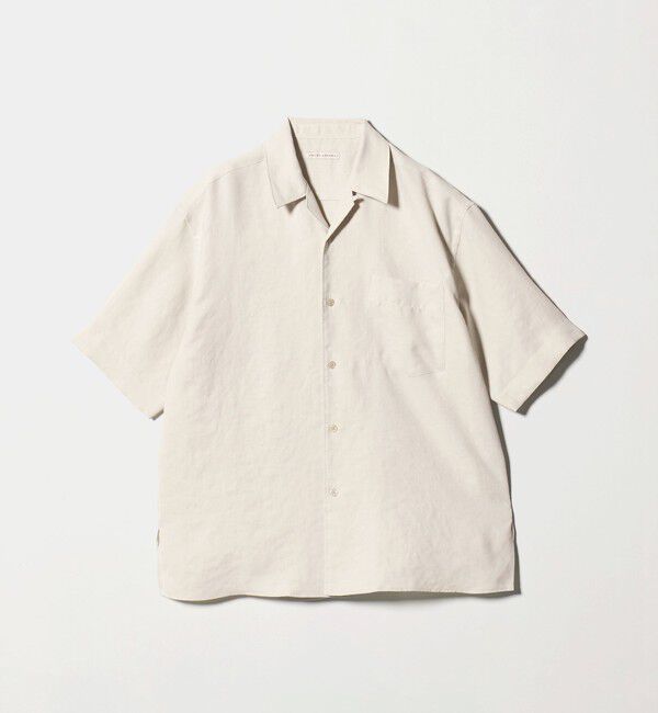 UNITED ARROWS「トリアセテート/ポリエステル ツイル オープンカラーシャツ」|シャツ・ブラウス|