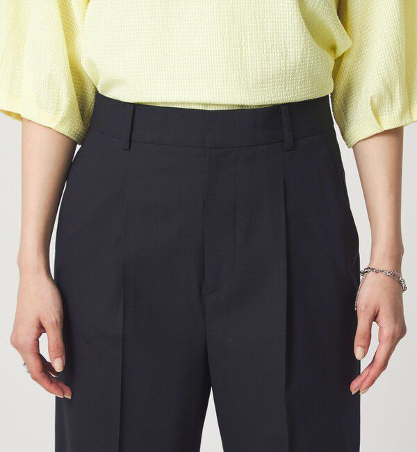 UNITED ARROWS green label relaxing「［size SHORTあり］ライト カチリラ ストレート パンツ」|スラックス|