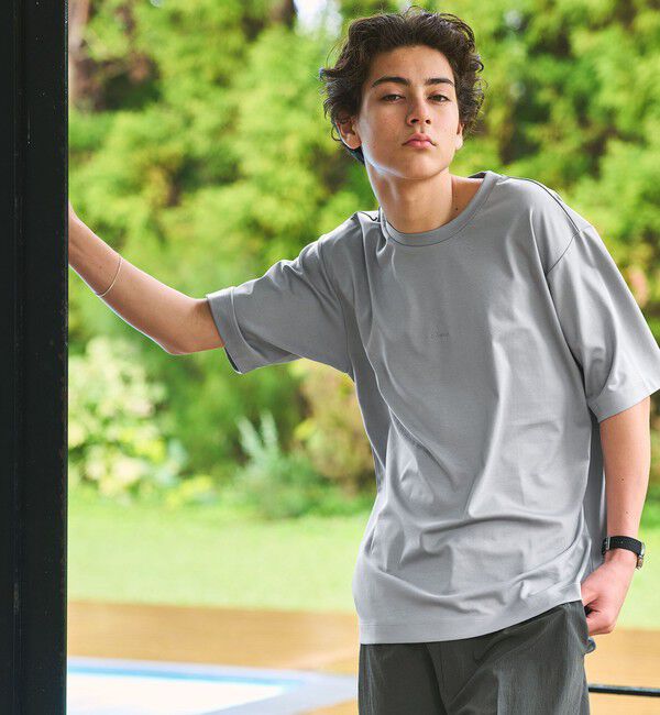 UNITED ARROWS green label relaxing「Relaxing 半袖 Tシャツ カットソー -接触冷感-」|Tシャツ・カットソー|MD.GRAY