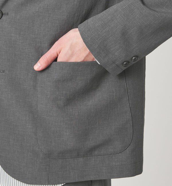 UNITED ARROWS green label relaxing「Dot Air リラックス ジャケット -ストレッチ-」|テーラードジャケット|