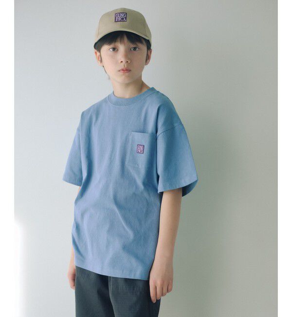 UNITED ARROWS green label relaxing「【別注】＜GUNG HO＞ポケット Tシャツ / キッズ 140cm―150cm」|Tシャツ・カットソー|COBALT