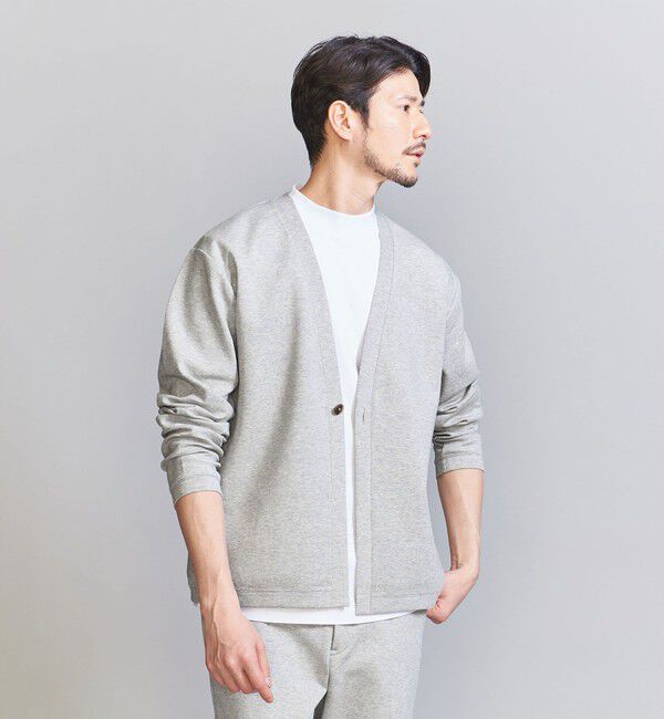 BEAUTY&YOUTH UNITED ARROWS「【WEB限定 WARDROBE SMART】ダブルニット カーディガン/セットアップ対応【抗菌・防臭】」|カーディガン|