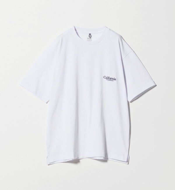 California General Store「＜CGS.＞オーガニック コットン クルーネック ロゴ Tシャツ」|Tシャツ・カットソー|WHITE
