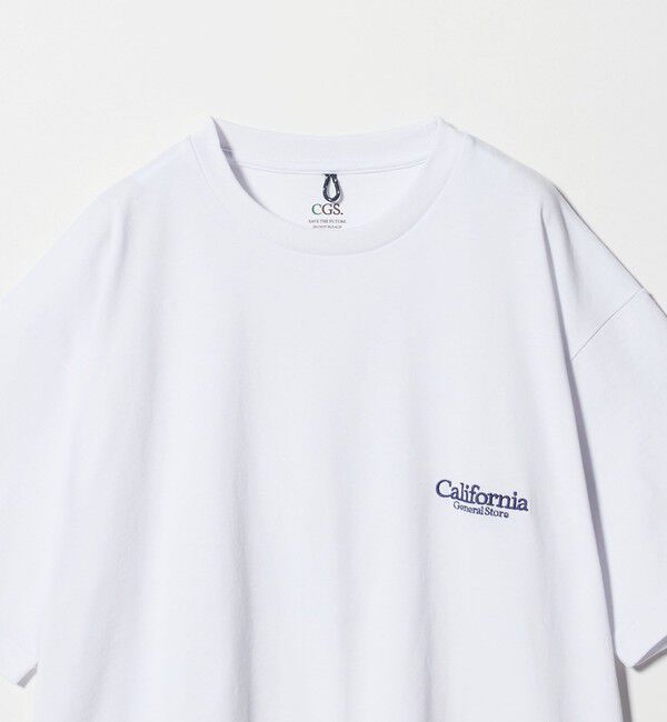 California General Store「＜CGS.＞オーガニック コットン クルーネック ロゴ Tシャツ」|Tシャツ・カットソー|