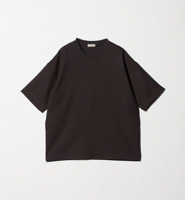 BEAUTY&YOUTH UNITED ARROWS「フュージョンツイル クルーネック Tシャツ UVカット 透け防止 ストレッチ 」|Tシャツ・カットソー|