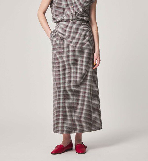 STEVEN ALAN「＜Steven Alan＞チェック ロング スカート」|スカート|