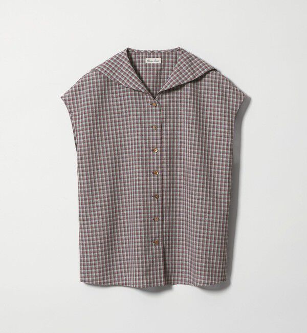 STEVEN ALAN「＜Steven Alan＞チェック ショートスリーブ シャツ」|シャツ・ブラウス|