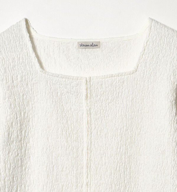 STEVEN ALAN「＜Steven Alan＞スクエアネック カーディガン」|カーディガン|