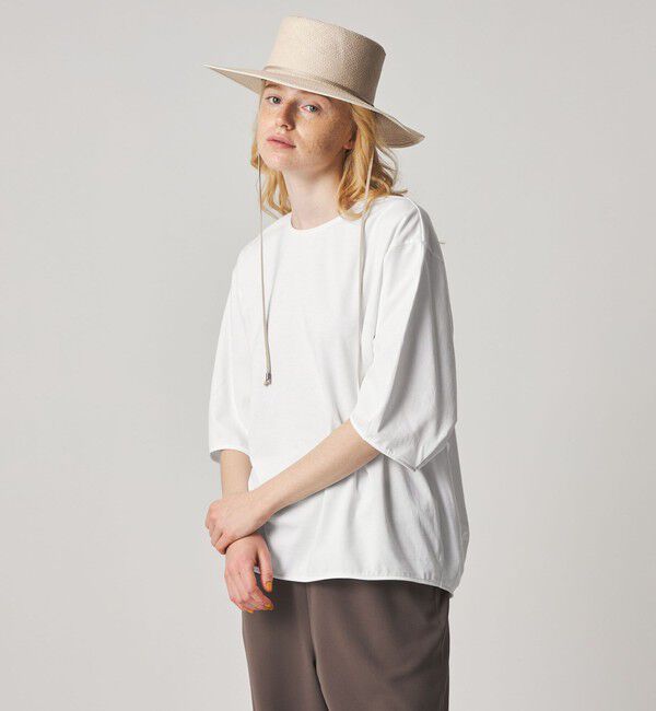 STEVEN ALAN「＜Steven Alan＞ハイゲージ スウェット コクーン プルオーバー」|Tシャツ・カットソー|WHITE