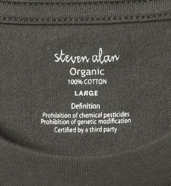 STEVEN ALAN「＜Steven Alan＞ オーガニックコットン ショートスリーブ Tシャツ」|Tシャツ・カットソー|