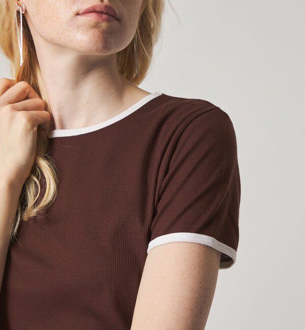 STEVEN ALAN「＜Steven Alan＞リンガー Tシャツ」|Tシャツ・カットソー|