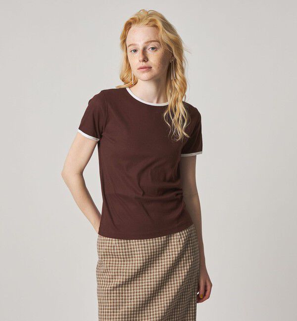 STEVEN ALAN「＜Steven Alan＞リンガー Tシャツ」|Tシャツ・カットソー|