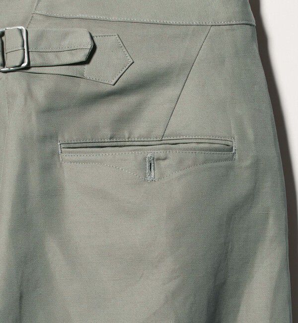 STEVEN ALAN「＜Steven Alan＞バックシンチ ワイドストレート パンツ」|チノ|