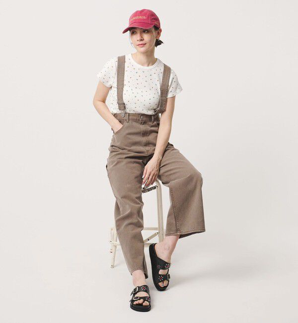 BEAUTY&YOUTH UNITED ARROWS「フラワー ワッフル ショートスリーブTシャツ」|Tシャツ・カットソー|