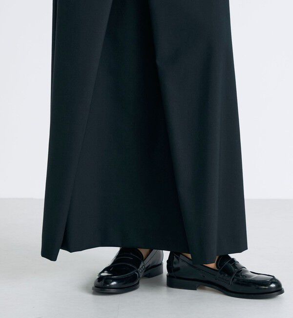 Edition「Super140's ウールトロピカル ラップスカート」|スカート|