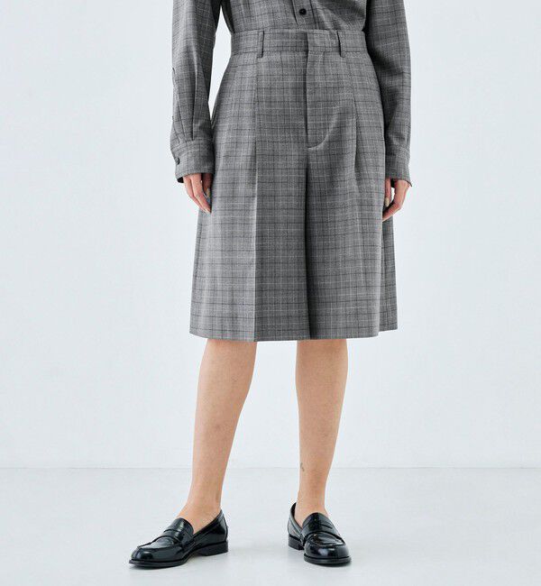 Edition「Super120'sウォッシャブルウール タックショートパンツ」|その他|