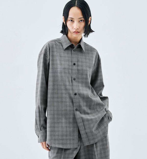Edition「Super120'sウォッシャブルウール リラックスシャツ」|シャツ・ブラウス|