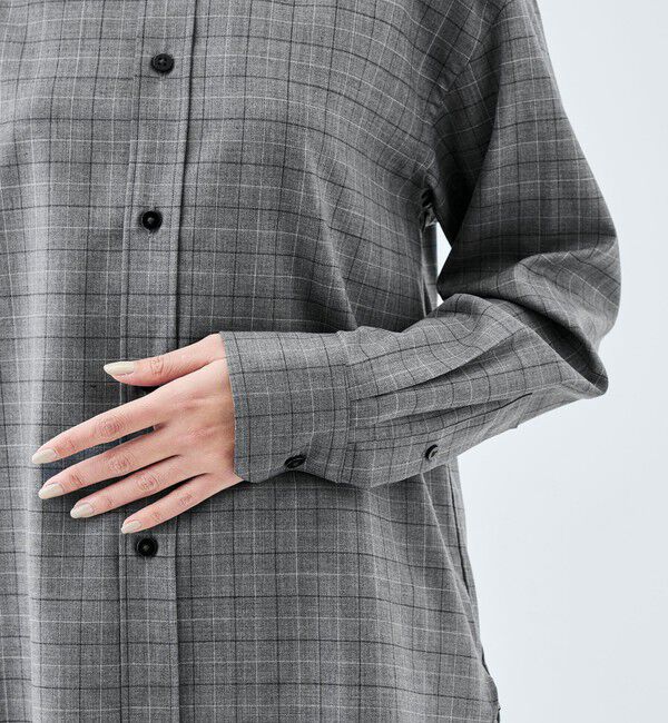 Edition「Super120'sウォッシャブルウール リラックスシャツ」|シャツ・ブラウス|