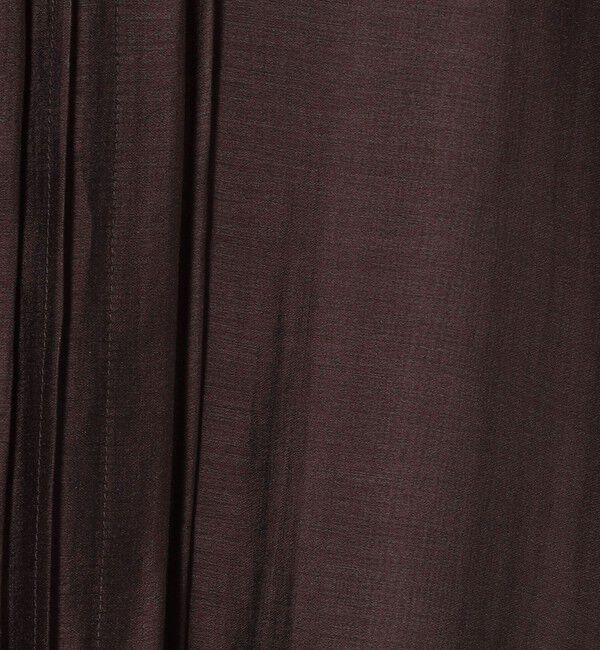 Ballsey「セルロースポリエステルオーガンジー ランダムタックブラウス」|シャツ・ブラウス|