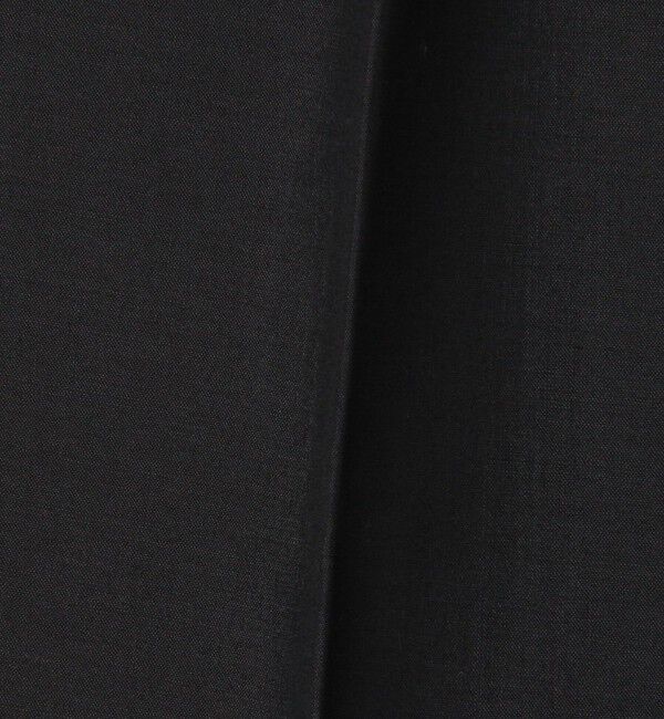 TOMORROWLAND MENS「ポリエステルウールトロピカル 1プリーツワイドストレートアジャスターパンツ」|スラックス|