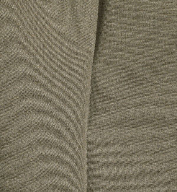 TOMORROWLAND MENS「ポリエステルウールトロピカル 1プリーツワイドストレートアジャスターパンツ」|スラックス|