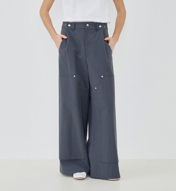 GALERIE VIE「プンタウールコットントロピカル タックパンツ」|その他|