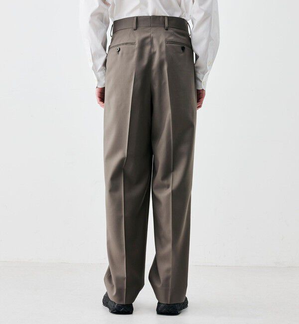 Edition「Super120's ウォッシャブルウール スラックス」|スラックス|