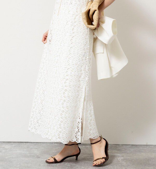 NOLLEY'S sophi「ウォッシャブルクロッシェレースキャミワンピース」|ワンピース|