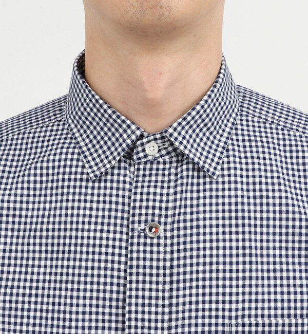 NOLLEY'S goodman「綿麻パラシュートボタン7分袖シャツ 26SS」|シャツ・ブラウス|