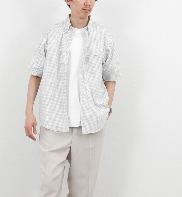 NOLLEY'S goodman「【DANTON/ダントン】DOT BUTTON B.D. SHIRT SS 26SS（DT-B0337 POD）」|シャツ・ブラウス|