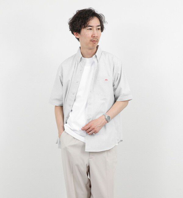 NOLLEY'S goodman「【DANTON/ダントン】DOT BUTTON B.D. SHIRT SS 26SS（DT-B0337 POD）」|シャツ・ブラウス|