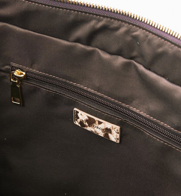  「【実用性抜群】レザーパイピングラージトート」|クラッチバッグ|