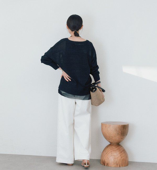  「予約【軽やかな抜け感を演出】チュールキリカエタンクトップ」|キャミソール|