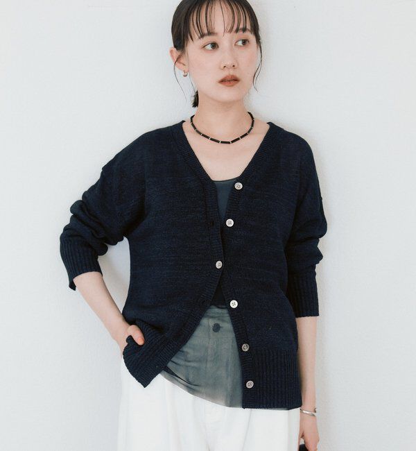  「予約【軽やかな抜け感を演出】チュールキリカエタンクトップ」|キャミソール|