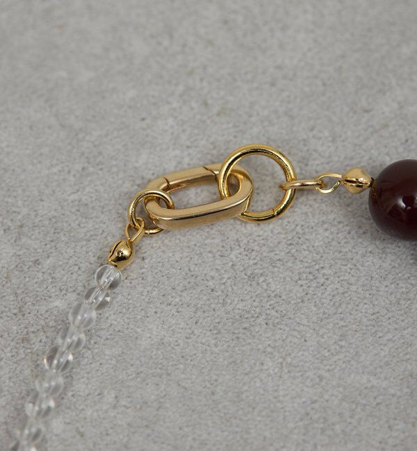  「レジンコンビショートネックレス」|リング|